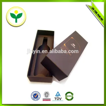 folding box for wine bottle