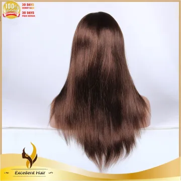 New style fashion brazilian human hair 2#/4#/6# mix color full lace wig