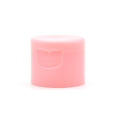 24/410 20/410 plastic shampoo bottle press disk flip top cap pink