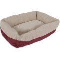 Navy Blue Contrast Color Self Warm Dog Bed