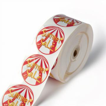Seginas de logotipo de cosméticos personalizados y etiquetas de vinilo para su marca