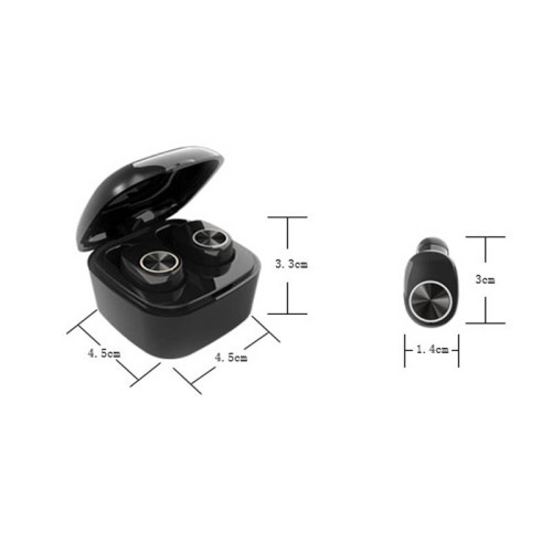 Earphone Stereo Nirkabel Sejati, Kotak Pengisian Earbud TWS