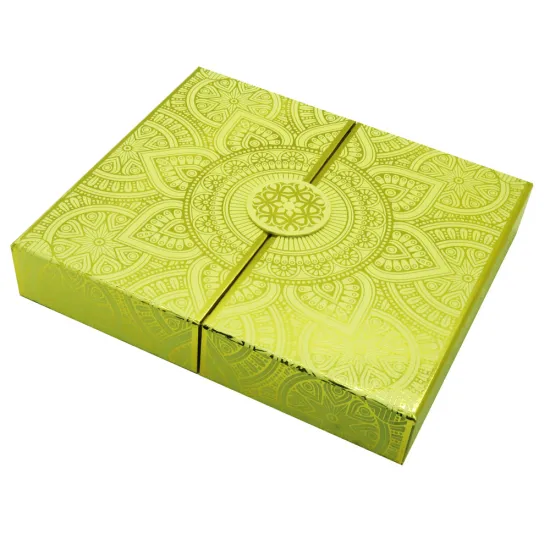 luxury Xmas paper gift chocolate packaging calendar advent