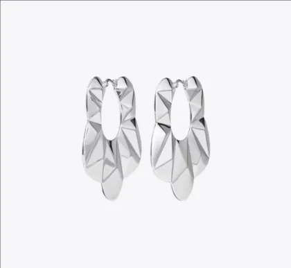 Women's Silver Hoop Earrings - Fashion Jewelry Earrings