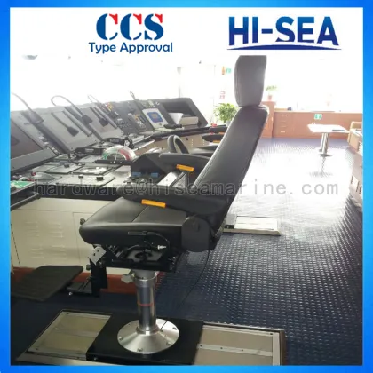 Black & White Boat Ship Helmsman Chair