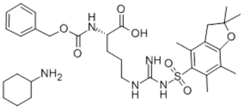 N-ALPHA-BENZYLOXYCARBONYL-N'-2,2,4,6,7-PENTAMETHYLDIHYDROBENZOFURAN-5-SULFONYL-L-ARGININE CYCLOHEXYLAMINE CAS 200190-89-2