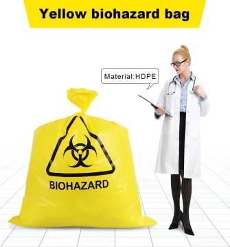 Disposable Custom Size Medical Biohazard Waste Bag