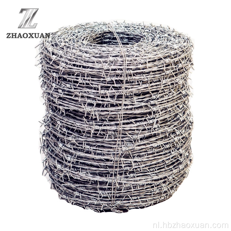 Lage prijs gegalvaniseerde prikkeldraadprijs