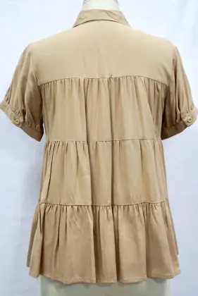 rayon challis of women's shirt