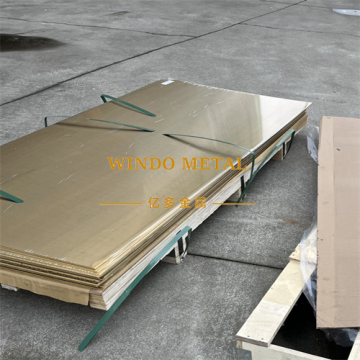 Cold-rolled brass sheet with tight tolerance