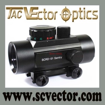 Vector Optics Sentry 1x35 with Caps Build-in 21mm Weaver Mount 5MOA Red / Green Dot Sight Scope
