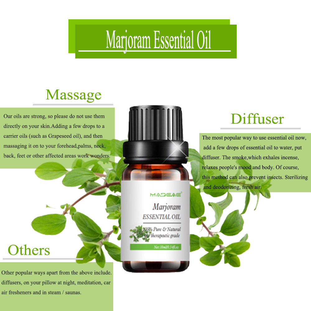 Water-Soluble Marjoram Essential Oil For High Blood Pressure