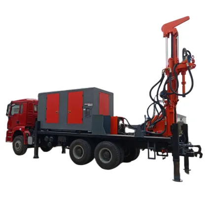 South Africa 200m Water Well Borehole Drilling Rig Trucks with Mud Pump
