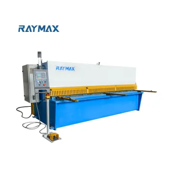 RAYMAX Hot Sales QC12Y 10x3200 Hydraulic Sheet Metal Swing Beam Shear Machine
