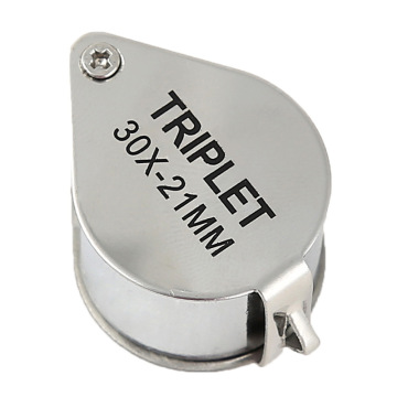 MG55367 Mini Foldable Diamond Loupe 30x 21mm Pocket Jewelry Magnifier
