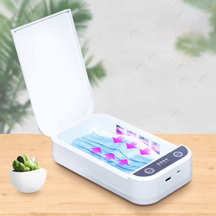 Cell Phone Cleaner Uvc Led Sterilizer Box