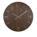 Large Minimalist Vintage Wooden Clocks