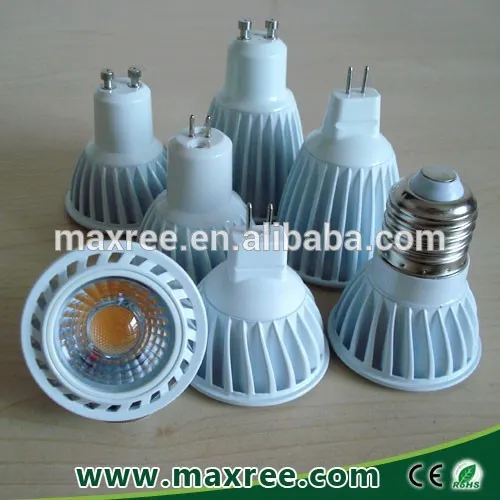 Best seller aluminium gu10 cob led spot light, 5w led cob light