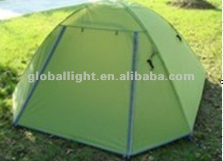 Green Sun Dome Shaped Tent For Travel And Camping