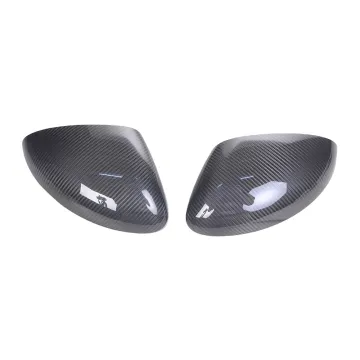 RHD 718 Dry Carbon Mirror Cover Side Exterior Kit - Fit for Porsche 718 Boxster Cayman 2016-2018 Stick-On Style
