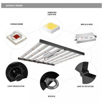 600W Samsung LED Grow Light per la crescita delle piante