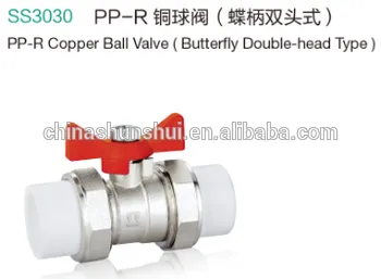 SS3030 PP-R Brass Ball Valve