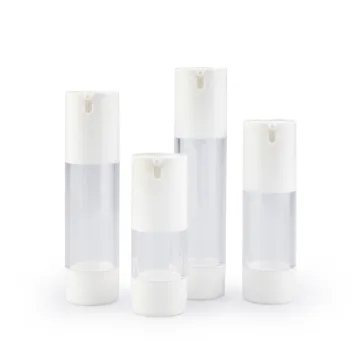 empty plastic airless lotion pump bottle 15ml 30ml