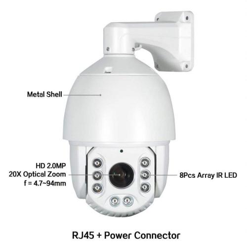 20X IR Speed dome 2.0MP IP PTZ Camera