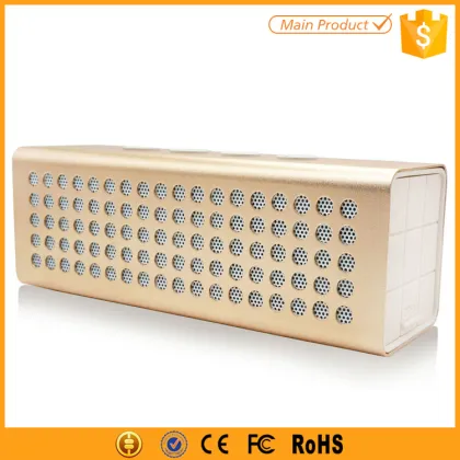 hot selling 2016 amazon aluminum power bank bluetooth speaker