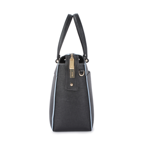 Carryall Designer Italian Leather Top Zip Work Bag, High Quality