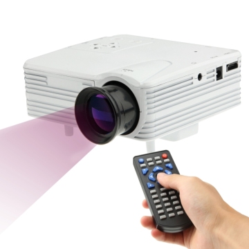 Smart H80 Mini Projector: 80 Lumen, 640x480 HD, Multimedia, Miracast, AirPlay, TV, LCD, LED, Android, WiFi