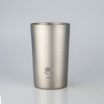 Pure Titanium Beer Mug Without Lid