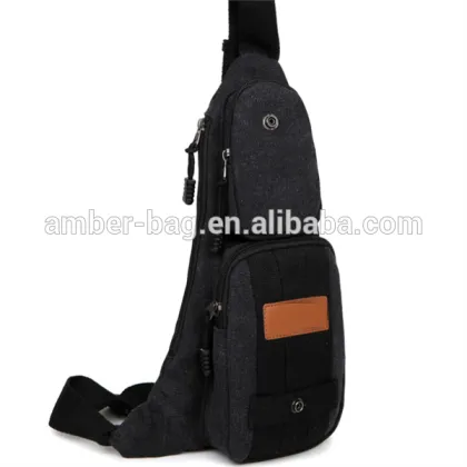 canvas men's chest bag/travel bag