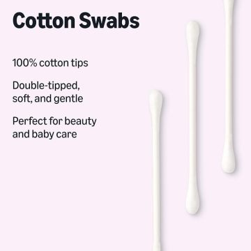 Soft Dual-Tip Cotton Buds Safe for Infants and Hygiene