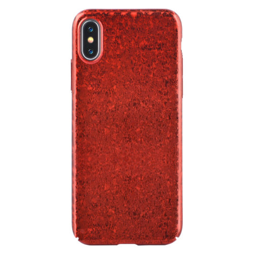 赤電気メッキベストセラーリンゴのiPhoneのホルダー
