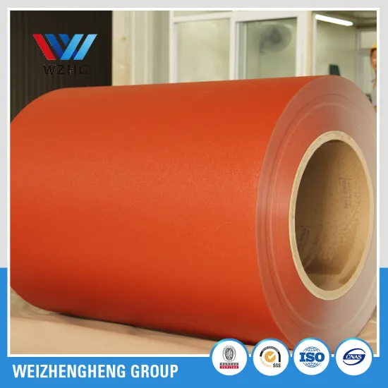 0.14mm-0.7mm wrinkle ppgi ppgl steel coils