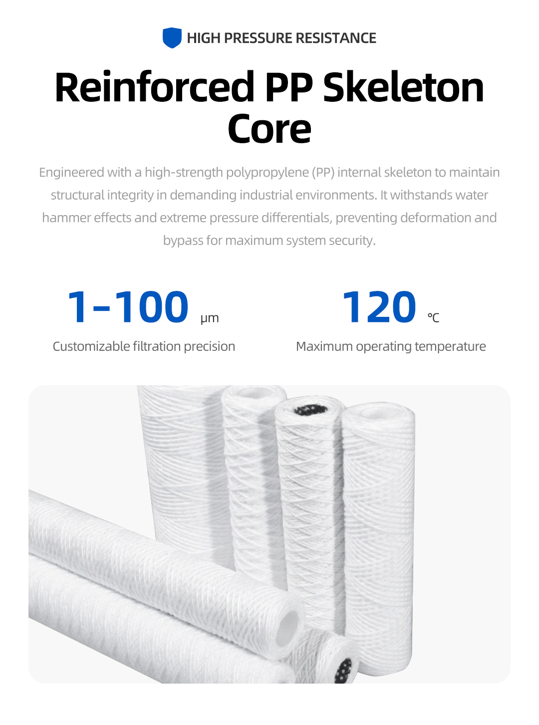 9.String Wound Depth Filter Cartridge Detail Page