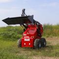 Skid Steer Loader com vários acessórios