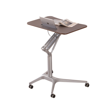 Sitting and Standing Office Rotating Movable Aluminum Alloy Lifting Table for Sale