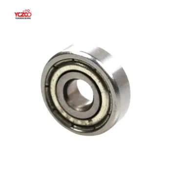 YCZCO China Supplier High Quality Deep Groove Ball Bearing 625ZZ