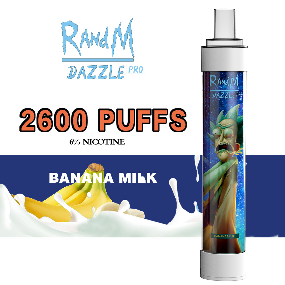 Randm Randm عالي الجودة 2600 Puffs Health Vape (أضواء RGB)