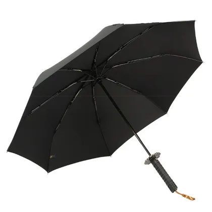 Wind-resistant Reinforced Thick Umbrella: Trendy & Stylish Martial Art Umbrella