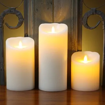 flameless ivory Luminara Wax Candle