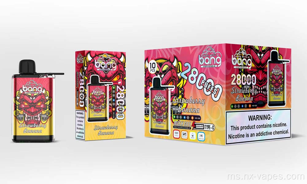 Bang 28k Puffs Vape Nic Nic 0% 5%