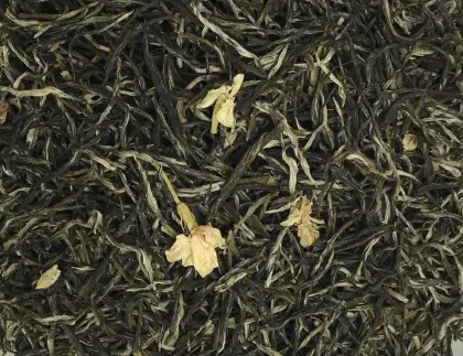 jasmine green tea, scented tea, flower tea,blooming tea flavor tea