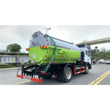 Cheap 12.8cbm suction sewage truck