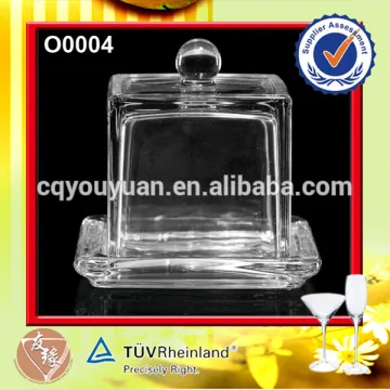 Super Flint Glass Material Clear Mini Plate Glass With Cover