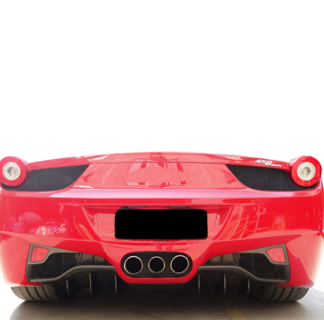 Diffusore posteriore in fibra di carbonio per Ferrari 458