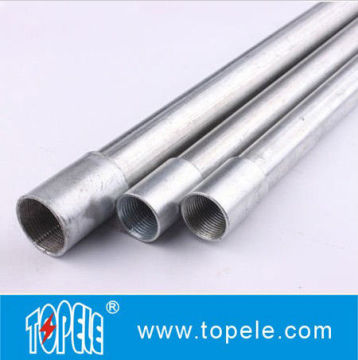 20mm, 25mm Hot-dipped Galvanized Bs4568 Conduit Pipe , Steel Electrical Conduit Gi Tube