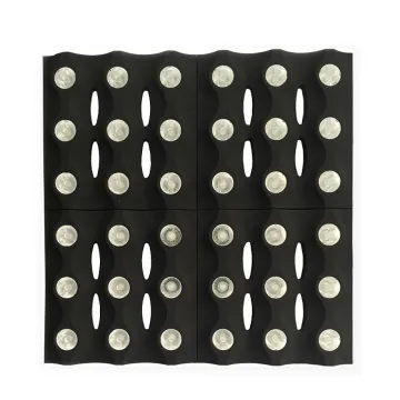 Rigeba 36*3W Amber White LED Blinder Light for Event Clubs and Bars